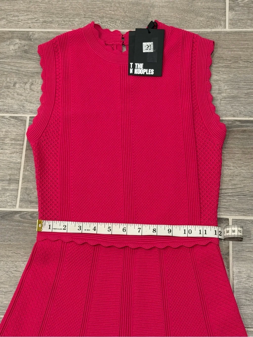NWT! The Kooples Pink Mock Neck Knit Mini Dress. Size Medium.